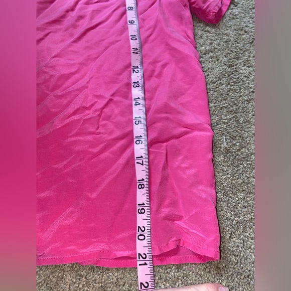 Vintage SILK Pink Blouse - Picture 4 of 7